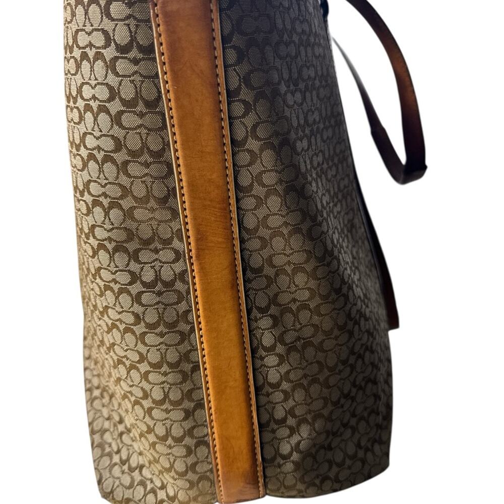 Y2K Coach F77014 Hampton Signature Jacquard Carryall … - Gem